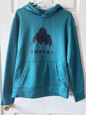 Burton Teal Oak Pullover Hoodie size m